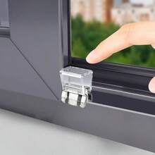 6pcs-Heavy-Duty Sliding Window Lock Screen Window Fixing Clip, Window Rail Fixing Safety Clip, Using Durable Plastic And Metal Structures, Screen Window And Door Safety Stoppers To Enhance Safety