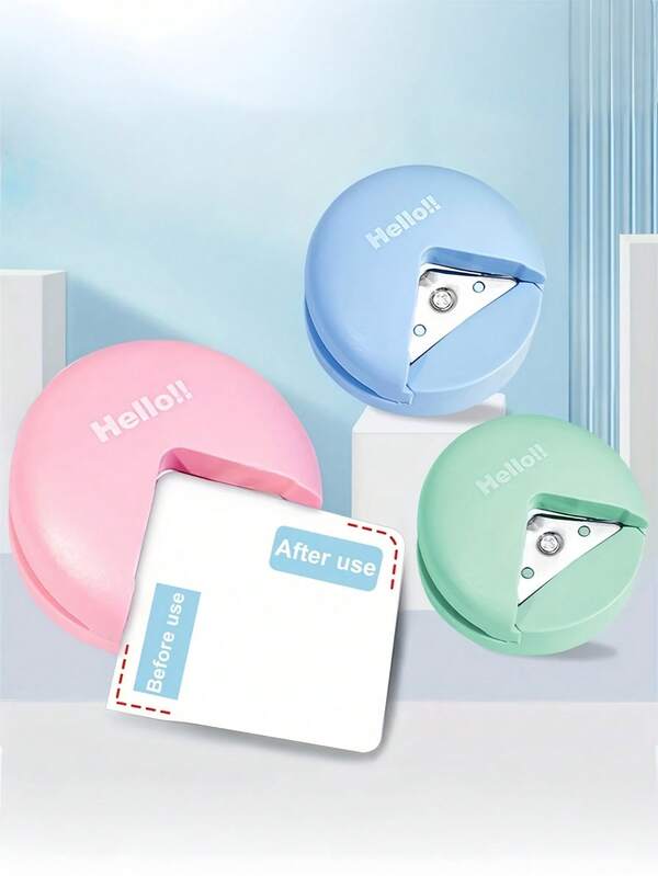 1 Stück R4 Eckenabrunder - Manuelles Papier Eckenabrund-Werkzeug für Fotos, Grußkarten, Scrapbooking