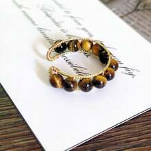 1 pieza Anillo de estilo vintage con cuentas, joyería de alta calidad para hombre, anillo de acero inoxidable de lujo, adecuado para uso diario para el novio