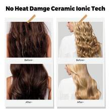 UKLISS Secador de Cabelo Multifuncional Mini Branco 3 em 1, Escova, Pente Alisador e Modelador, Design Portátil Ideal para Viagens