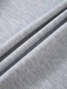 Women's Custom Open Shoulder Sweatshirts - Add Your Own Text, Choose Your Favorite Font And Color, Customize Autumn And Winter Sweatshirts, Gifts For Girlfriends, Family, Yourself, Anniversaries, Birthdays, Holidays, Etc Spring, Gifts For Women - Light Grey - View 5