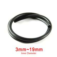 Black Multi Size 3mm~19mm Length 1 Meter/3 Meter Smooth Nitrile Rubber Hose For Gasolines Delivery Pipe Carburetor Hose