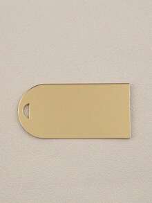 Etichetta per seduta da matrimonio in acrilico ad arco vuoto con nastro rosa, biglietto da visita per feste e aziende, segnalibro, tag per libri, regalo a sorpresa, accessorio bello, regalo romantico, testo personalizzato, regalo per fidanzato/fidanzata, regalo per padre/madre, regalo per amante/coppia/migliore amico