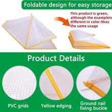 Tấm phủ cây chống sương giá gấp gọn màu xanh lá cây cho vườn ngoài trời, ban công, rau và trái cây mùa đông. Lưới bảo vệ cây trồng khỏi sương giá, di động và lạnh. - 49*38*22cm/1 cái - Xem 5