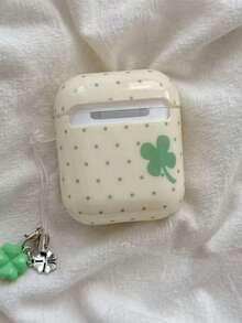 Korean Style Yellow Polka Dot Fresh Earphone Case Compatible With Apple PRO 2/ 3/ 2