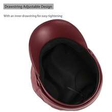 Faux Leather Newsboy Hat For Women Vintage Classic Costume Beret Cap For Men Sailor Fiddler Caps-783550 - 紅色 - 查看 8