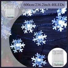 أضواء الجنية على شكل ثلج LED - ديكورات ثلجية معلقة، أضواء حفلة الشتاء لشجرة عيد الميلاد، المنزل، النافذة - هدية عطلة مثالية، ديكور منزلي احتفالي، إضاءة احتفالية، ديكور الغرفة، ديكورات هالوين، ديكورات عيد الميلاد ديكور عيد الميلاد XMAS ديكور شجرة عيد الميلاد هدية ديكور حفل زفاف ديكور المنزل ديكور الخريف ديكور عيد الميلاد ديكورات الحفلات لوازم الحفلات الداخلية عطلة احتفالية ديكور هالوين ديكور الحائط زينة هالوين