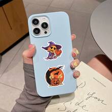 110 Peças Adesivos de Halloween, Adesivos Impermeáveis de Vinil para Scrapbooks, Diários, Laptops, Para-choques, Skates, Garrafas de Água, Computadores, Adesivos de Celular, Suprimentos para Festa de Halloween