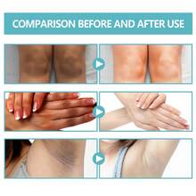 50ml Body Whitening Cream,Lightening Cream For Underarms And Inner Thighs For Body,Remove Dullness & Moisturizing Skin,For Body, Private Parts, Underarm Rejuvenating, Illuminating Butt Thigh Inner Skin - trắng - Xem 4