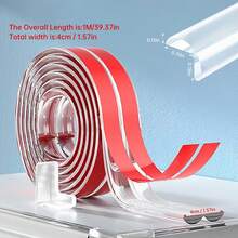 Tiras de protección de borde de silicona - Protectores de esquina de plástico con adhesivo previo, libres de plomo - Protectores de parachoques transparentes antichoque para muebles, gabinetes, mesas, cajones - Para el hogar y la oficina - Protege los muebles contra daños - Regalo ideal para estrenar casa