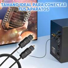 Cable de fibra óptica de alta calidad de 10 m Toslink para - Blanco - Ver 3