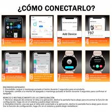 Smartwatch unisex con auriculares inalámbricos TWS, pantalla táctil completa de 1,39", resolución de 360*360, batería grande de 280mAh, compatible con llamadas y notificaciones inalámbricas, compatible con iOS y Android, regalo de cumpleaños - Multicolor - Ver 11