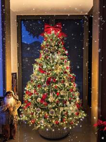 50 decoraciones navideñas mixtas para decorar el árbol de Navidad, el armario, el hogar, artículos esenciales navideños, decoración de la habitación del árbol de Navidad, decoración de invierno