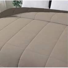 1 Two-Tone Nordic Duvet / Double-Sided Duvet, Simple Comfort And Ultra-Soft Duvet, Made Of Fluffy Microfiber, Dimensions 180 X 260/230 X 260 Cm, Suitable For 90/105/135 And 150 Beds, Various Colors To Choose From, Suitable For All Seasons - A Gift For All Seasons - 紫色 - 查看 5