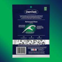 DenTek Triple Clean Advanced Clean Floss Picks, No Break & No Shred Floss, 20 Count, 6 Pack - As - View 9