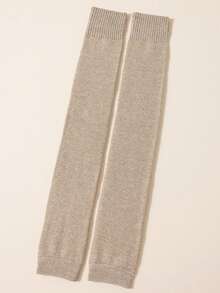 Épais Jambières Doublées de Polaire Montant Jusqu'aux Genoux, Jambières Chaudes, Protège-Genoux, Convient pour l'Automne/l'Hiver