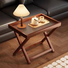 Bàn phụ gấp, Tủ phụ ghế sofa phòng khách, Khay đựng đồ, Bàn phụ, Bàn trà di động, Khay trà, Bàn ngoài trời - Nhiều màu - Xem 3