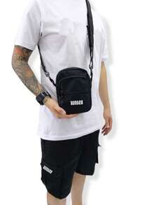 HUNTER CWB Kit Bermuda Cargo Corta Vento Verão Masculina + Shoulder Bag - Preto - Visão 1