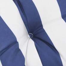 Larryhot Cojín banco jardín tela Oxford a rayas azul y blanco 180x50x7cm, hermoso y práctico, estilo decorativo. - Multicolor - Ver 5