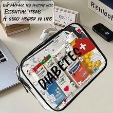 1/2pcs High Quality PVC Zipper Waterproof Toiletry Bag, Large Capacity Lightweight Travel Organizer, Easy To Wipe Clean Cosmetic Bag With Fade-Resistant Design, Approved For Daily Use And Travel, Toiletry Travel Bag, Baby Storage - Multicolor - View 5