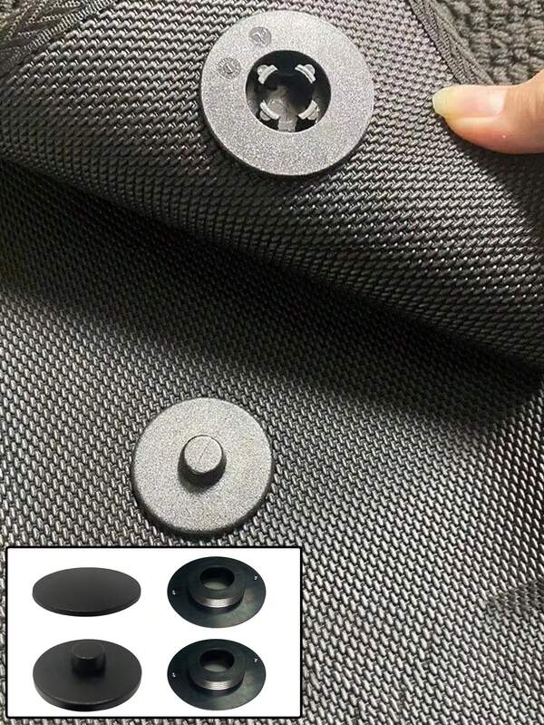 Fermagli universali per tappetini auto, bottoni a pressione in plastica antiscivolo a doppio strato, bottoni a pressione rotondi per il fissaggio dei tappeti