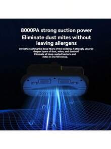 WWFW Milbenentfernungsgerät, kabelloses UV-Desinfektionsgerät für den Haushalt, Handstaubsauger, Milbenentfernungsartefakt