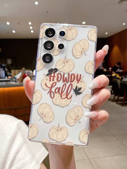 1 件复古南瓜图案手机壳，精确镂空相机保护，兼容三星、苹果、Nothing、Pixel、INFINIX、Redmi 保护套