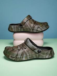 Unisex Breathable Clogs, Shock Absorbing, Non-Slip, Quiet, Multi-Purpose Indoor/Outdoor Clogs, Suitable For All Seasons - Black - View 2