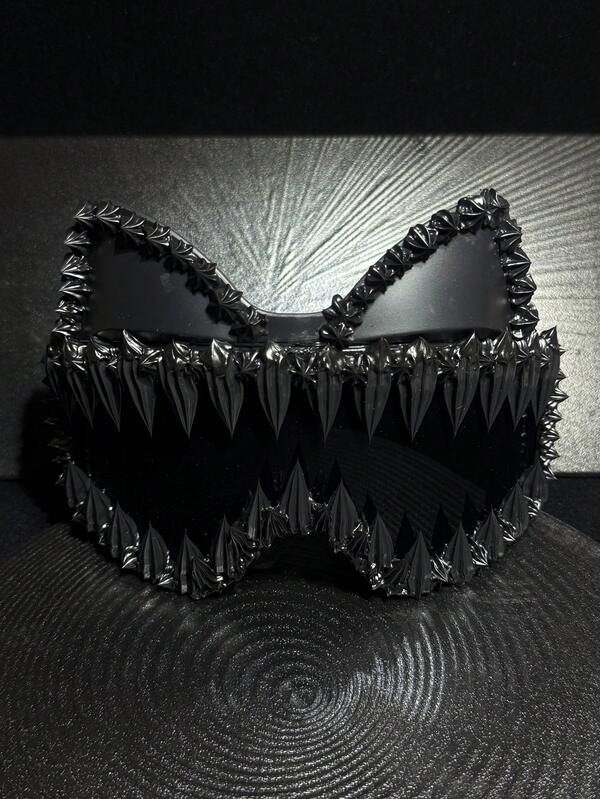 1pc Handmade Resin Animal Decorated Glasses, Suitable For Music Festival, Cosplay, Parade, Party, Unisex, All Seasons (Random Handmade Product, Each Pair May Differ From The Image, Please Purchase Carefully If Concerned)