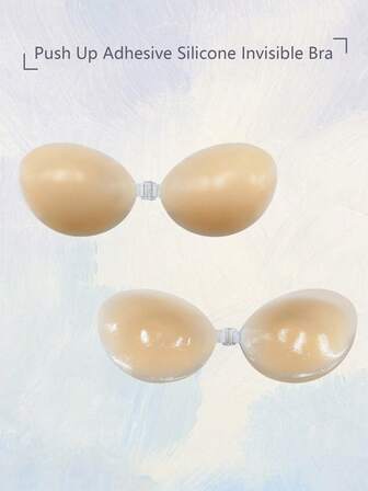 Thickened Breast Petals For Wedding Dress Photoshoot, Invisible Bra With Push Up And Anti-Sag Function, Thin Straps Silicone Breast Stickers