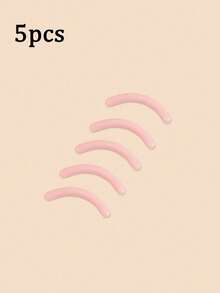 11pcs Set, 1pc Rose Gold Transparent Pink Handle Eyelash Curler + 10pcs Replacement Pads, Professional Makeup Tool, Suitable For Home Use, Eyelash Curler Set, Eyelash Curler Accessories, Affordable Price, Can Be Used For Room Decor, Vanity, Travel, Bedroom, Ideal Choice For Makeup. Eyelash Curler Set, Affordable Price, Suitable As Christmas Gift Or Holiday Small Gift. - Multicolor - View 9