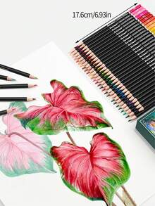 1pc 72/48/36 Colors Oil-Based/Water-Soluble Colored Pencils Set, Art Supplies For Painting, Sketching, Coloring