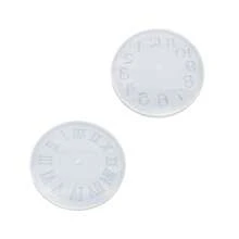 Premium Round Silicone Resin Clock Mold - 1PC Zodiac/Roman Numerals/Numbers/Cutout Design - DIY Epoxy Clock Making Kit For Wall Decor - Non-Stick & Bubble Free Home Decoration Craft Mold - White - View 17