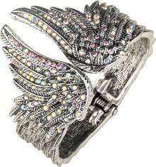 Pulsera con bisagras de alas de Vidrio, Brazalete, Pulsera Dama para Mujer - 1 - Ver 7