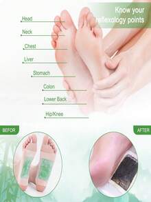 50pcs Natural Mugwort Foot Pads - Deeply Penetrate Acupoints, Soothe Feet, Absorb Moisture And Sweat. Mugwort Foot Pads Can Relieve Stress, Improve Sleep, And Are Essential For Year-Round Foot Care. Suitable For Daily Use, Providing A Relaxing Foot Bathing Experience, And Also A Perfect Gift For Friends And Family. - Multicolor - View 4