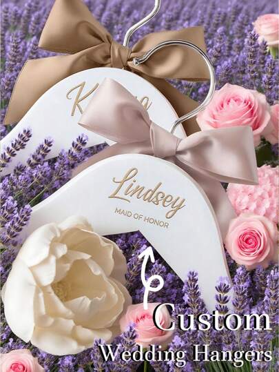 Wedding Coat Hanger With Personalisation,Bridesmaid Hangers Personalized,Bridesmaid Hangers Wedding Hangers Bride Hanger Personalized Wedding Hanger Bridal Hanger Bride Engraved,Ornamental,Reusable,Multi-Functional,Stylish,Exquisite,High-Quality,Custom,Personalized,Unique,Ideal Gifts For Him,Ideal Gifts For Her,Her,Boyfriend,Girlfriend,Dad,Mom,Family,Friends,Son,Daughter,School Students,Workers,Kids,Office,Tea Room,School,Home