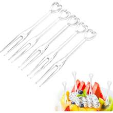 100 Pcs Clear Plastic Mini Forks Tiny Plastic Forks Small Disposable Appetizer Forks Dessert Cocktail Tasting Forks Tiny Utensils For Fruit Dessert Cakes Party(Transparent Bag Packaging) - 200 pcs - View 6