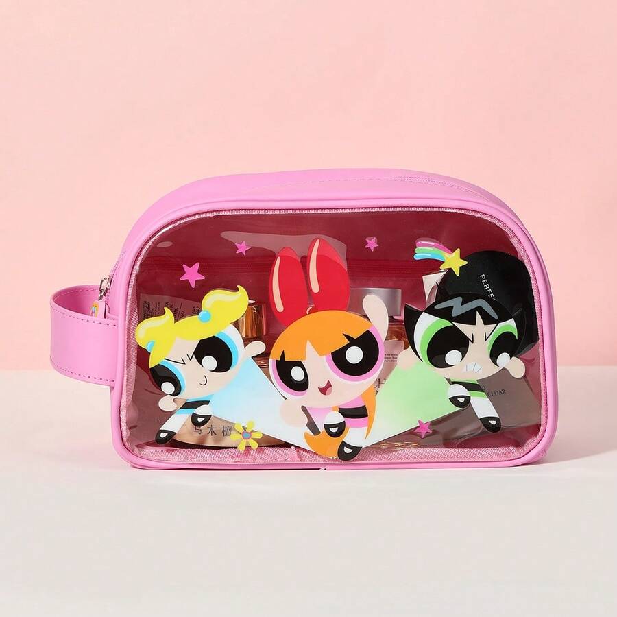 Miniso 飞天小女警系列吐司化妆包 | 防水面料+拉链封口设计，内部分层收纳实用性强 (1个) - 彩色 - 查看 1