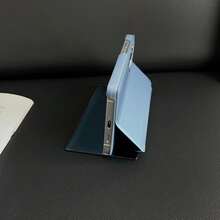 1 قطعة حافظة هاتف محمي مرآة مطلية بالكهرباء، متوافقة مع هواتف سلسلة A، حماية كاملة للجسم، A56 مرآة مطلية بالكهرباء، A16 غطاء أمامي من البولي كربونات + غطاء خلفي من الجلد المدبوغ مزود بحامل، A26 طراز أعمال كلاسيكي عالي الجودة، A15 غطاء قلاب من الجلد المدبوغ مزود بمرآة ذكية وحامل