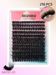 12 Bandejas/240 Peças Agrupamentos de Cílios Fofos 40D/60D/80D/100D/120D/160D/200D Cílios Grossos 5D 10-20mm Segmentados Falso Cílios de Vison Encaracolados CC/C/D/DD Extensão de Cílios Maquiagem Ferramentas Agrupamentos de Cílios, Agrupamentos de Cílios, Cílios Individuais, Cílios, Cílios Falsos