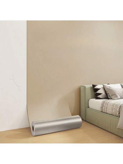 Roll Of Matte Self Adhesive Vinyl Wallpaper, Countertop Furniture Shelf Liner Renovation Change, Removable Texture, Sticky Art Wand ation, Home Ho view 4