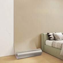 1 卷哑光自粘乙烯基壁纸，自粘式台面家具搁板衬垫翻新和颜色变化，可移除哑光纹理，粘性壁纸，艺术墙面装饰，家居装饰，墙面装饰，房屋装饰 - 咖啡棕 - 查看 4