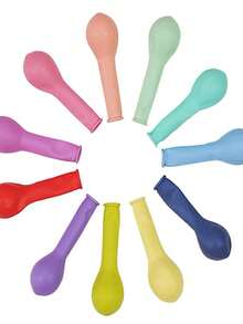 10 pouces Ballons en latex macaron arc-en-ciel assortis, ballons épaissis multicolores pour mariage, décoration de fête d'anniversaire