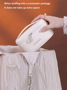 Fashion Women's Multifunctional Cosmetic Bag, Large Capacity Travel Toiletry Bag, Portable Reinforced Handle, Premium Zippered Makeup Organizer Bag, Room Decor, Bags, Makeup Bag, Travel, Make Up Bag, Travel Essentials, Organizer, Storage, Travel Essential, Makeup Organizer, Makeup Bag, Toiletry Bag, Desk Organiser, Cosmetic Bag, Makeup Bag Make Up Pouch, Make Up Bags, Makeup Bag, Travel, Makeup Pouch, Bag, Make Up Pouch, Travel Essentials, Makeup Bags, Travel Essential, Small Makeup Bag,Makeup Pouch,Cosmetic Bag,Travel Essential,Large Capacity,Large Makeup Bag