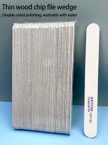 1/10/50/100 Lixas de Unha, Novos Palitos de Lixamento de Unha Multifuncionais Estilo Ins, Lixas de Modelagem de Unha Ultraleves e Finas, Palitos de Polimento e Alisamento de Madeira Dupla Face, Ferramentas de Lixamento de Unha Profissional de Salão, Arte de Unha DIY, Acessório de Moda, Presente Adequado para Família, Namorada, Melhor Amiga