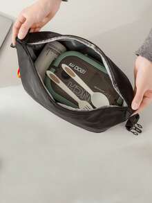 1 pieza Bolsa de almuerzo aislada y plegable, bolso de mano, gran capacidad para trabajadores de oficina, estudiantes, bolsa térmica para bento, resistente al agua, mantiene la comida caliente/fría, suficiente para una comida completa, alta calidad, adecuada para el hogar, la mañana, salidas, viajes, picnics