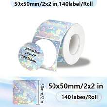 1 Roll Self-Adhesive Sticker Paper, Thermal Label Paper Compatible With M120/M220/M110/DETONGER P1 Label Printers