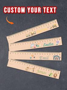 Custom Personalized Reading Aid With Ruler Made Of Wood Gift For School Enrollment With Name First Grade School Start School Cone Personalized,Back To School,School Supplies,Multi-Functional,Ornamental,Reusable,Modern,Colorful,Cute,Vintage,Cartoon,Kawaii,Custom,Personalized,Unique,Customized,Workers,Clients,Students,For Business/Work/Office,For School - Multicolor - View 17