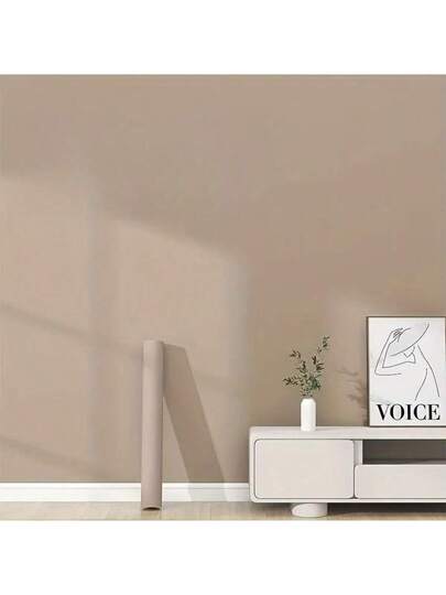 Roll, Self Adhesive Matte Kitchen Cabinet Vinyl Film Waterproof Texture Wallpaper, Washable Easy To DIY Installation, Home Bedroom ation Wand Stickers, New Product, Furniture Repair Renovation Stickers view 2