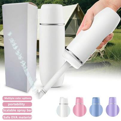 Bouteille de soins du post-partum et périnéaux portable, toilette portable, convient pour l'hygiène personnelle et les déplacements, conception étanche, réservoir d'eau amovible, design exclusif breveté, accessoires de salle de bain, outils de salle de bain